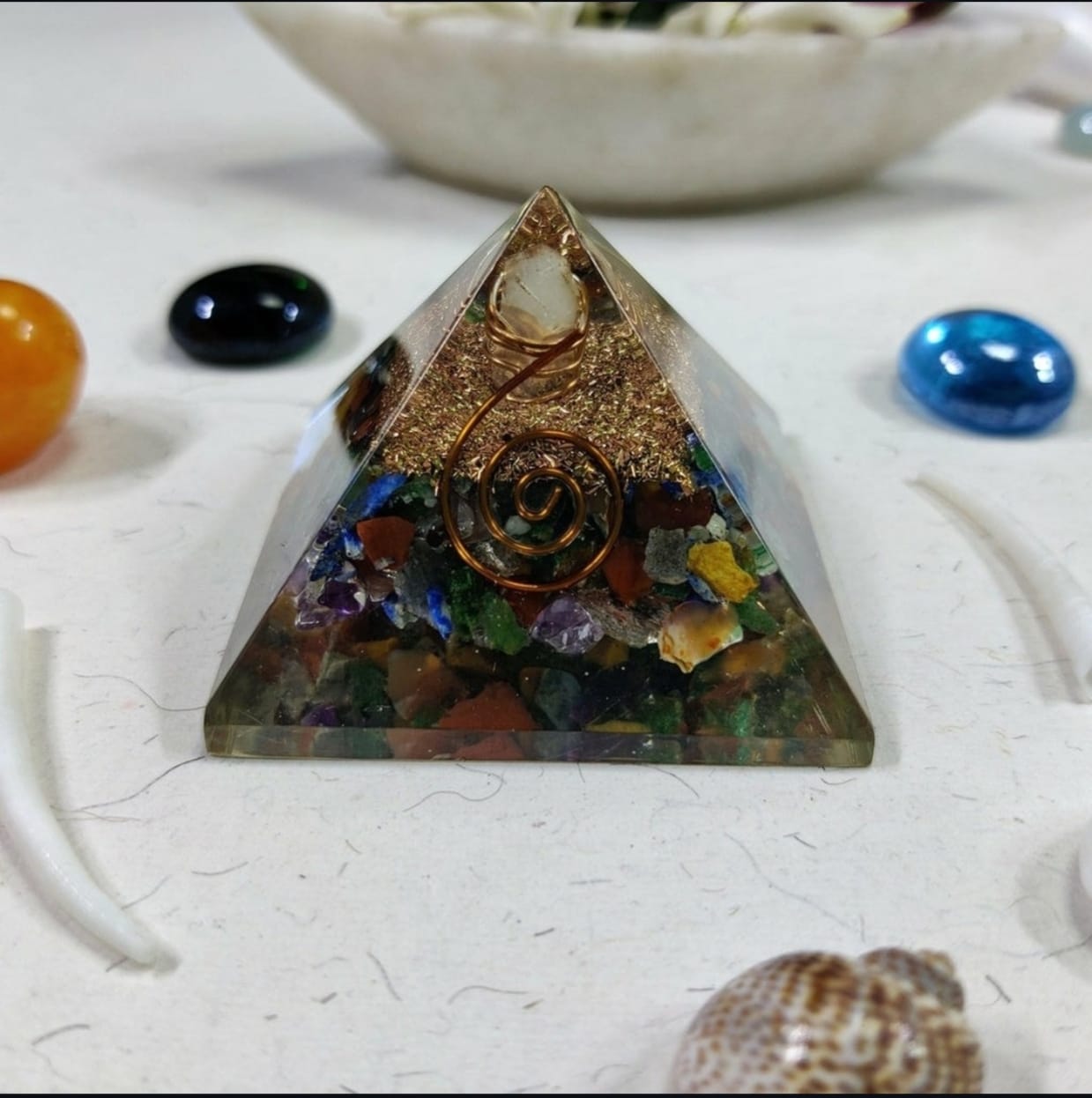 Amethyst Crystal Pyramid