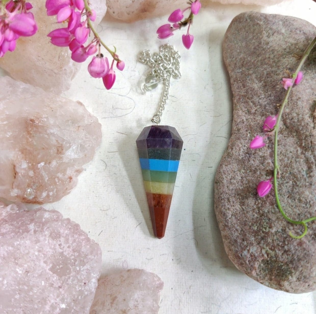 Multi-Stone Pendulum Necklace