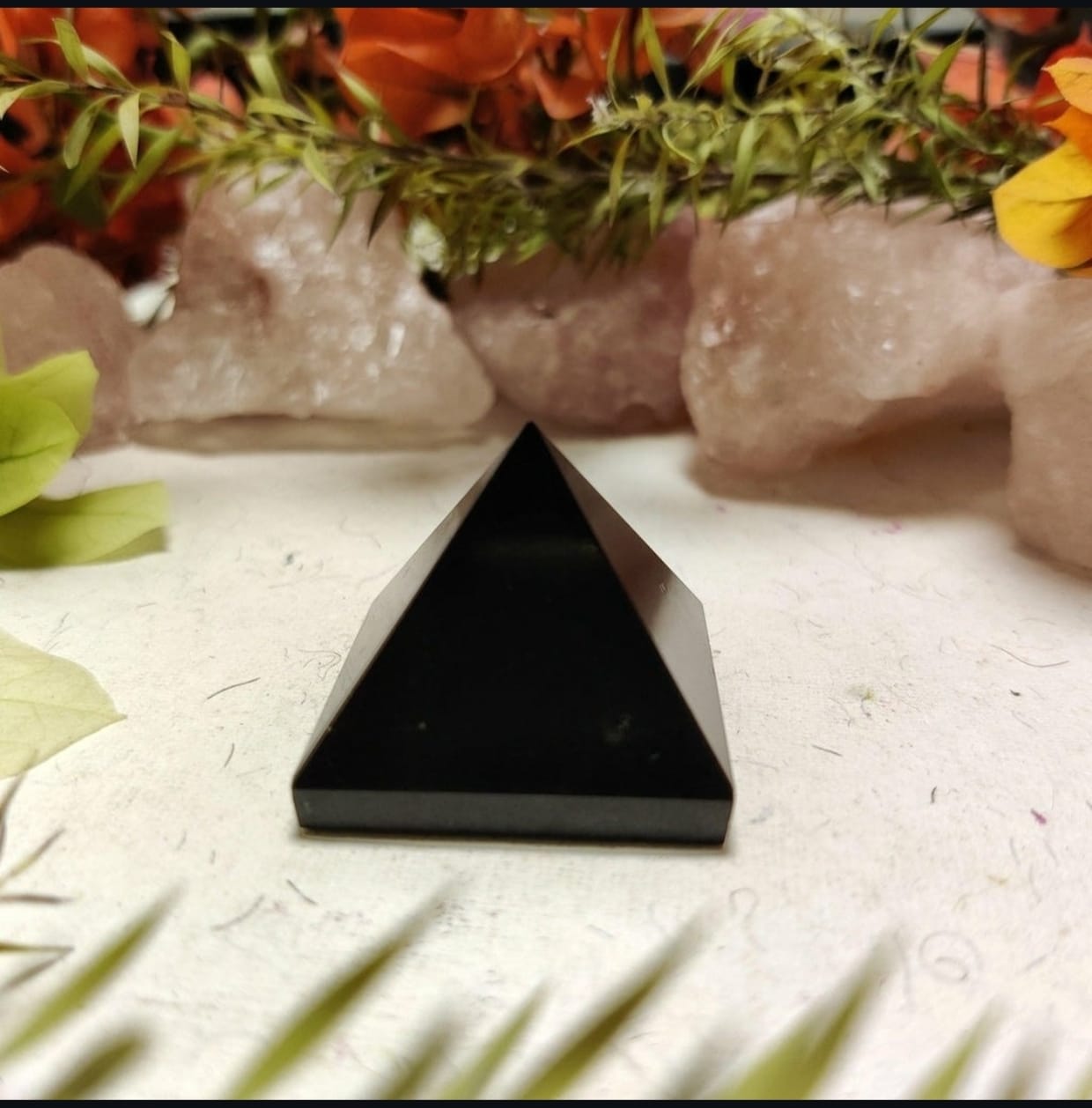 Black Obsidian Pyramid