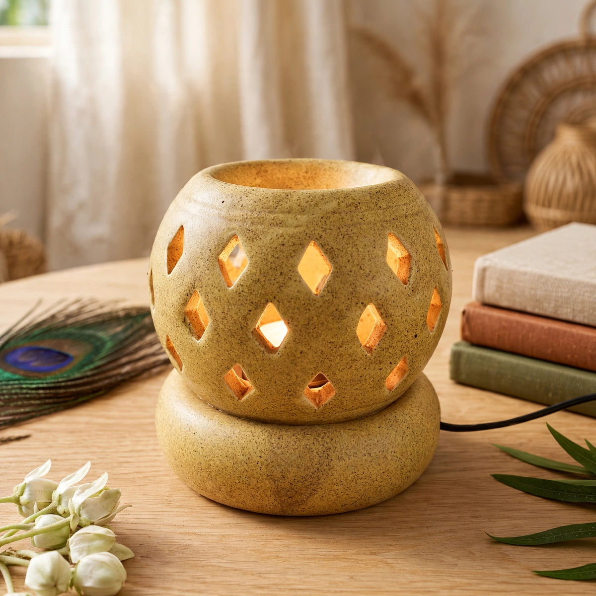 Terra Glow— The Artisan Leaf Lantern
