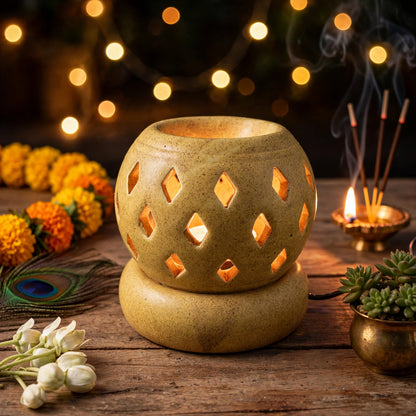 Terra Glow— The Artisan Leaf Lantern